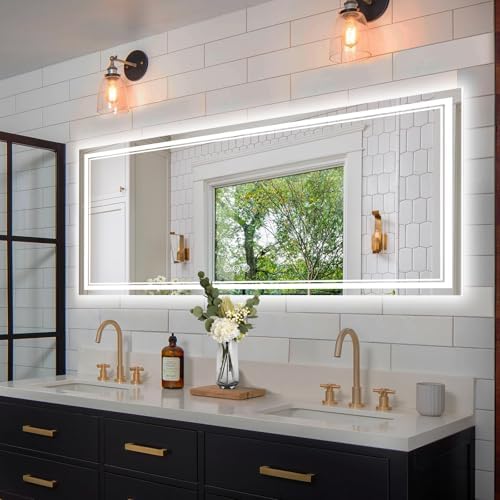 Ratsamee 72"x32" LED Bathroom Mirror by RATSAMEE