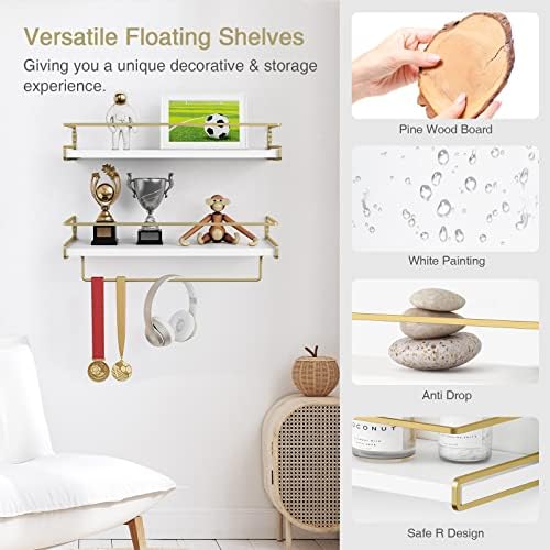 Forbena Floating Bathroom Shelves Wall Mounted - Image 7