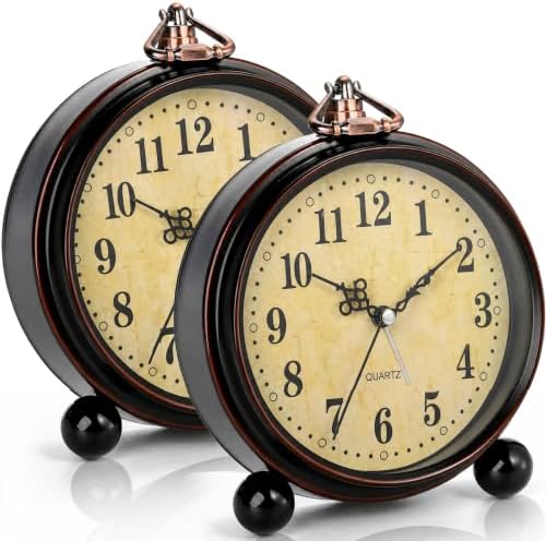 Pumtus 2 Pack Vintage Alarm Clocks by Pumtus