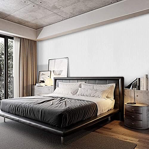 White Contact Paper Peel and Stick Wood Grain Wallpaper Easy to Install - Image 6