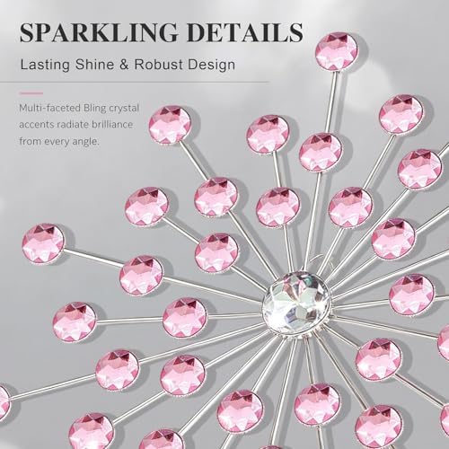 ZEXUIRU 4 Set Silver Starburst Wall Art - Image 5