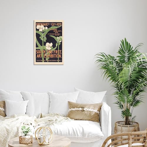 vintage South End Free Art Exhibition posters Minimalism Room Aesthetics canvas - Image 6