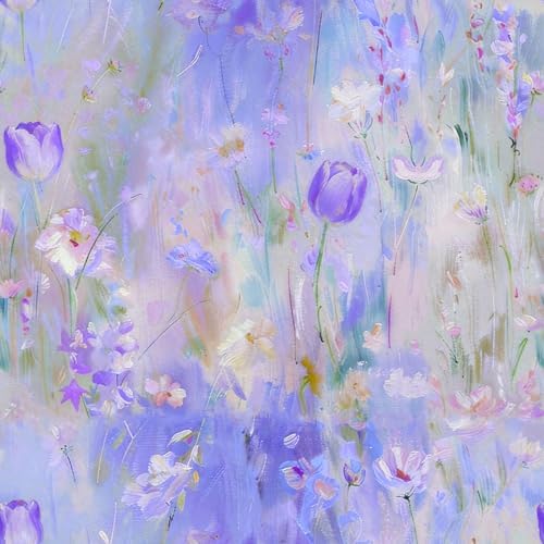17.7"x197" Floral Peel and Stick Wallpaper Vintage Contact Paper Removable by Virefana