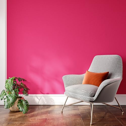 15.8"x237" Pink Wallpaper Peel and Stick Velvet Wallpaper - Image 6