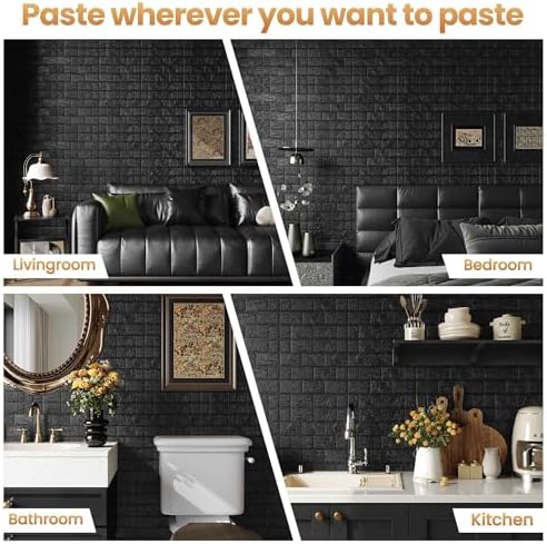 Faux Brick Wall Panels Peel and Stick Tile - Image 4