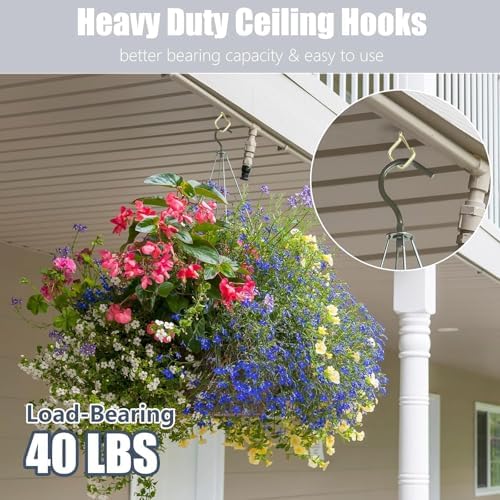 20PCS Eye Screw Hooks for Hanging Heavy Duty - Image 6