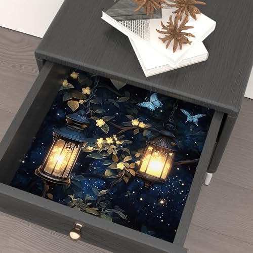 Laatse Dark Floral Black Forest Wallpaper Peel and Stick 17.5''x118'' - Image 4
