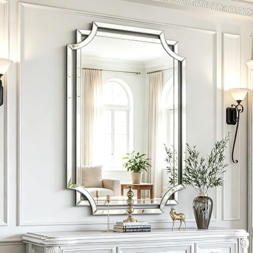 Chende 32" x 47" Large Living Room Wall Mirror - Image 6