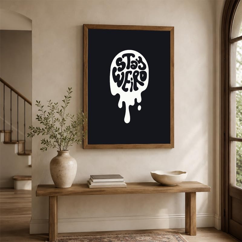 InkFlow Posters Stay Weird Canvas Poster - Image 5