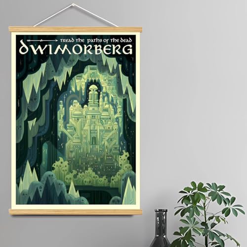 Middle Earth Landscape Wall Art Prints Canvas PaintingFantasy Posters, Wall - Image 2