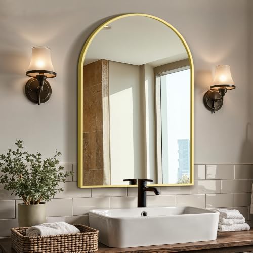 Arched Bathroom Vanity Mirror for Over Sink by LawadaMirror