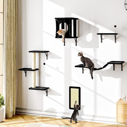 Cat Wall Shelves Set by NUNULAB