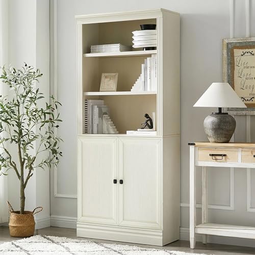 JAHRSTIM Halston Standard Bookcase w/Doors, Cabinet Bookshelf - Image 5