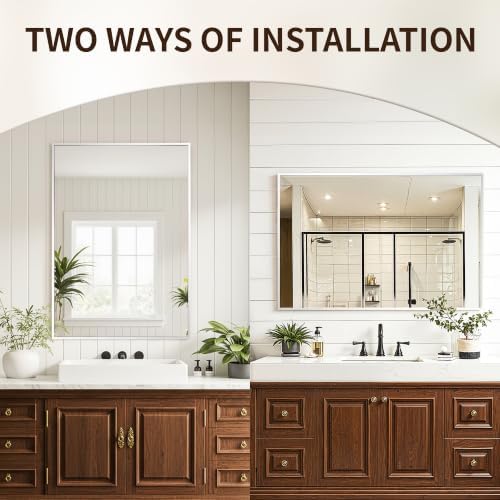 FICTOR Bathroom Vanity Mirror for Over Sink - Image 5