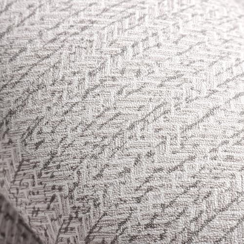 Grey Grasscloth Peel and Stick Wallpaper - Image 5