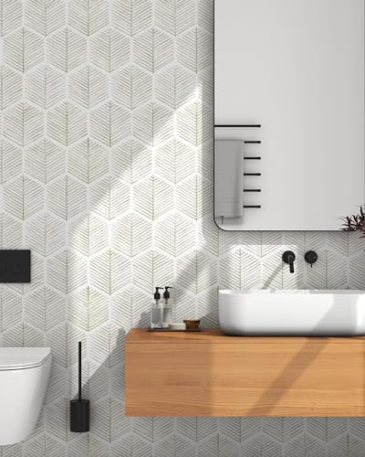 OSECAGE Geometric Peel and Stick Wallpaper Boho Contact Paper 17.3''×787'' - Image 2