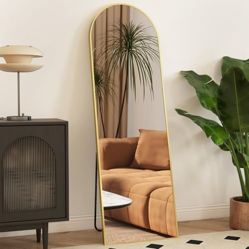 Arched Mirror Full Length, Upgraded 16"x59" Body Wall Mirrors by Aidoly