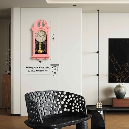 Clockswise Vintage Grandfather-Style Wall Clock - Image 2