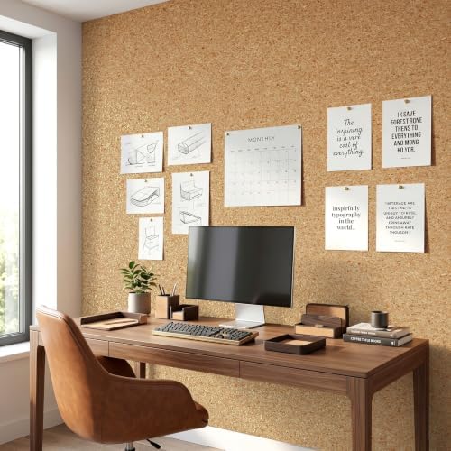 VEELIKE Rustic Cork Peel and Stick Wallpaper - Image 3