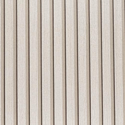 Wood Slat Peel and Stick Wallpaper by LOVADA