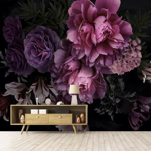 Purple Peony Flower Wallpaper - Image 6