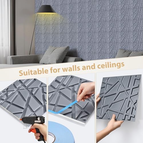 Heikki 30 Pack 3D Wall Panel for Interior Wall Décor, PVC Flower Textured Wall - Image 3