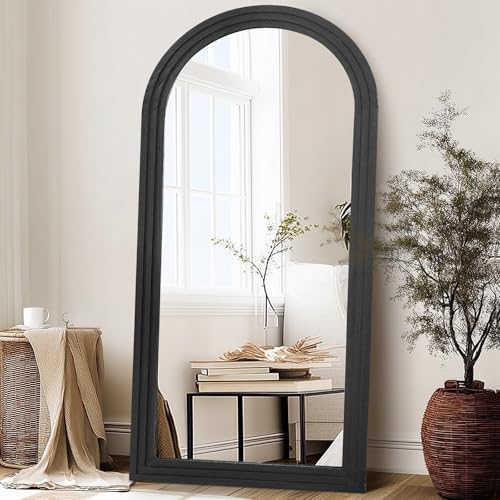 71x32 Arched Full Length Mirror, Solid Wood 3 Layer Frame by ABSWHLM
