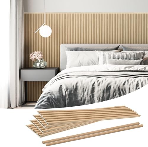 Art3dwallpanels Wood Slat Wall Paneling 51"×6.7", 16 Pack by Art3dwallpanels