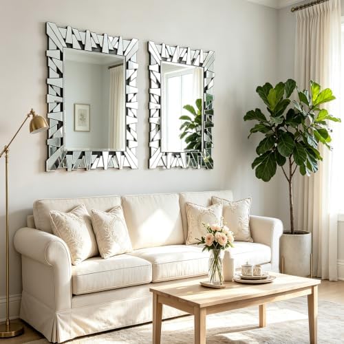 32"x47" Rectangular Large Wall Mirror - Image 6