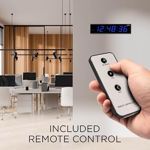 Ivation Oversized Digital Wall Clock - Image 5