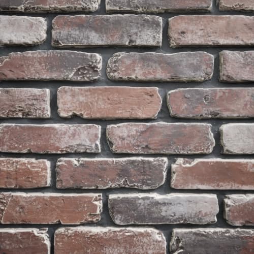 EverStone Aged Brick Faux Brick Panel, 46 7/8"W x 27"H x 1 1/4"D, Moon Rock - Image 2