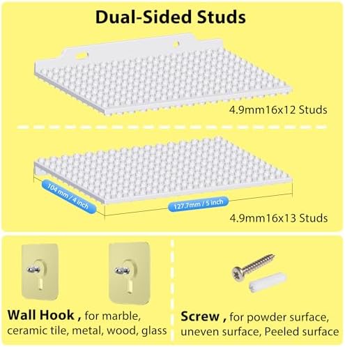 6 Pack Mini Wall Display Shelves - Image 5