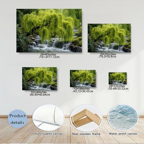 Serene Landscape Canvas Wall Art - Image 5