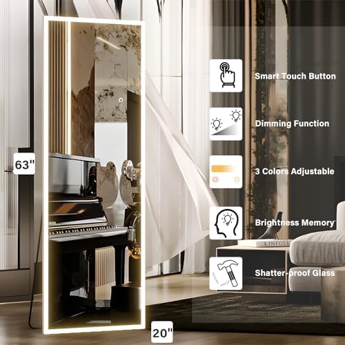 63x20 inches Full Length Mirror - Image 2