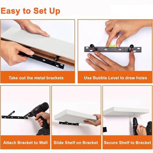 Fixwal Floating Shelves for Wall Decor - Image 7