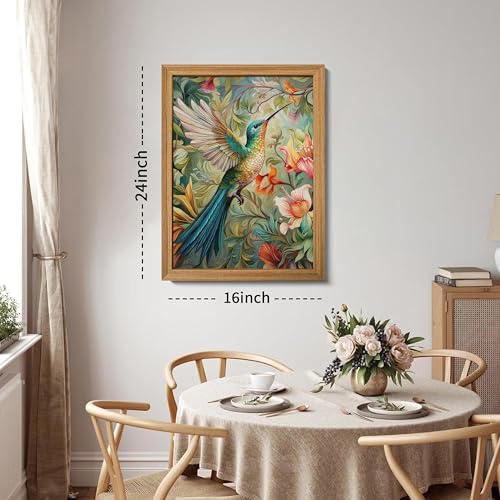 Framed Vintage 3D Textured Wall Art - Image 3