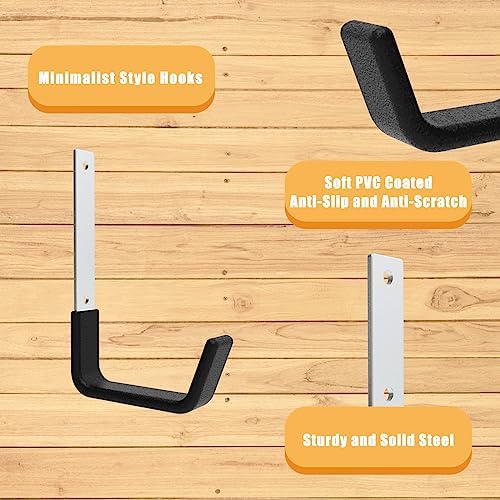 Heavy Duty Wall Mount Hooks, Ladder Hangers - Image 3