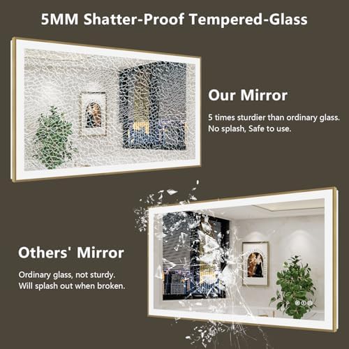 28x36 LED Bathroom Mirror with Lights - Image 7