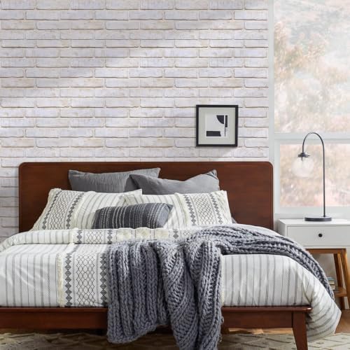 Commomy 3D Faux Brick Wall Panels Peel and Stick - Image 3