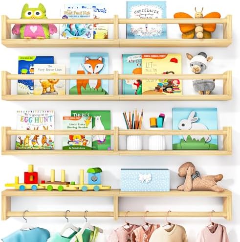 Fixwal Floating Nursery Book Shelves by Fixwal