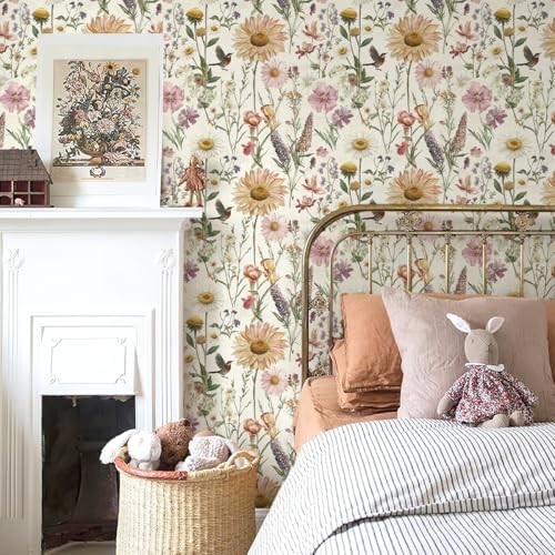 Livebor Floral Peel and Stick Wallpaper - Image 2