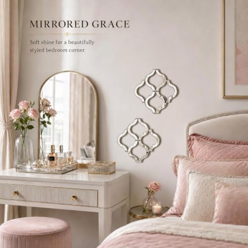 Square Decorative Wall Mirror 12 x 12 Inch, Modern Wall Mounted Accent Mirror - Image 5