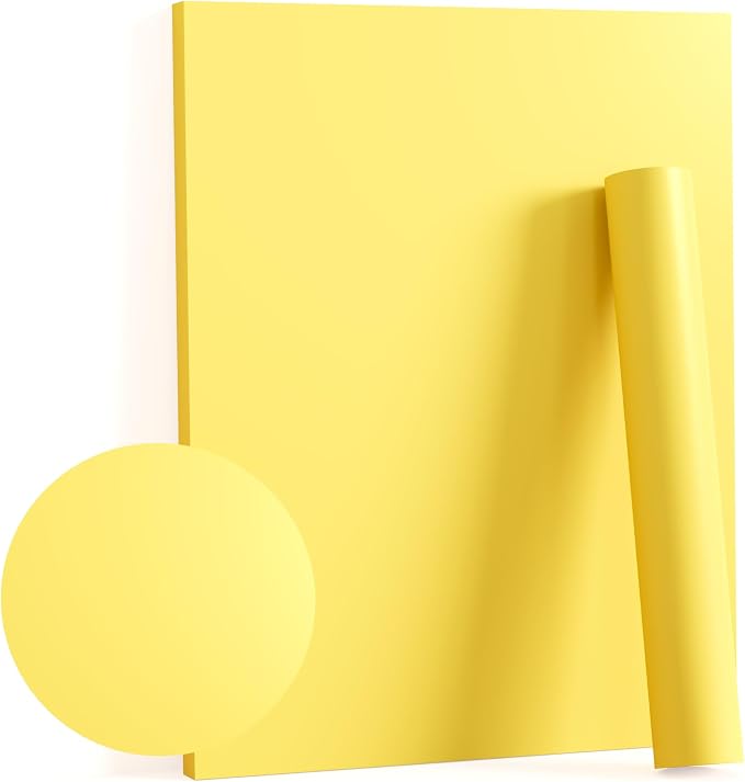 Dimoon 78.7''x17.7'' Yellow Peel and Stick Wallpaper Contact Paper Modern Self by DIYYOURMOON
