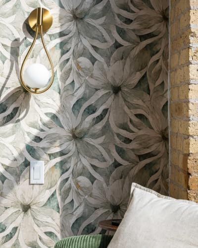 Peel and Stick Wallpaper Roll, Urban Stems Design - Image 2