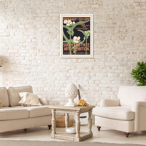 vintage South End Free Art Exhibition posters Minimalism Room Aesthetics canvas - Image 3