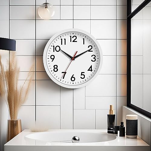 DAXSMY 12 Inch Wall Clock, Battery Operated Silent Non Ticking - Image 6