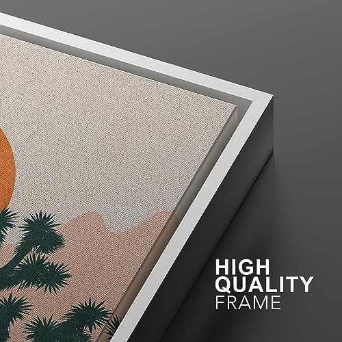 MUDECOR Framed Canvas Print Wall Art Boho Prints Wall Art, Joshua Tree Art - Image 5