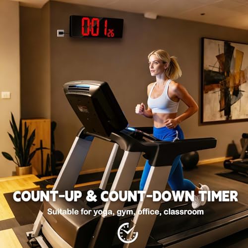 Digital Wall Clock Large Display: 16.5" LED Digital Clock - Image 3