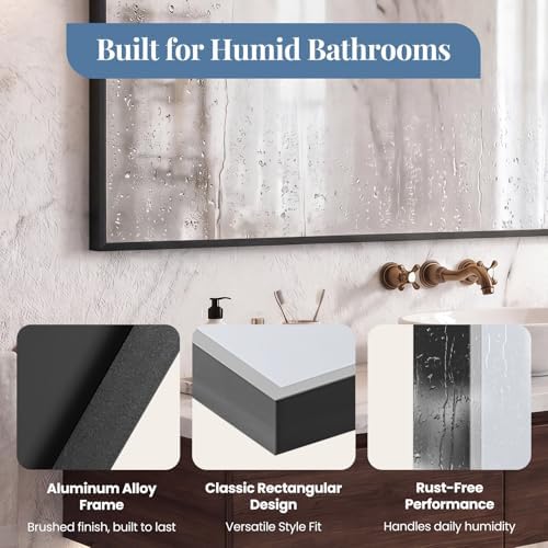DUMOS Bathroom Mirror for Over Sink - Image 4