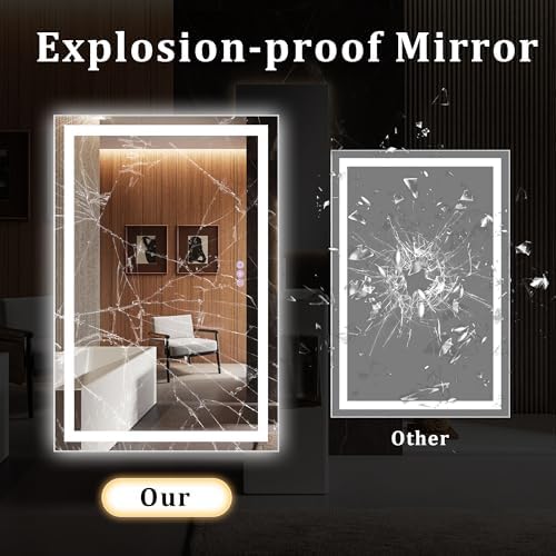 48"x 32" LED Bathroom Mirror - Image 7